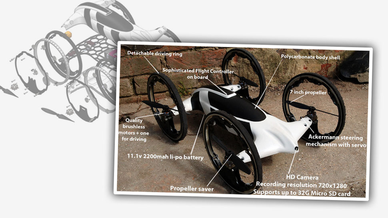 Illustration for article titled You Can Own This Revolutionary Flying Car As An R/C Toy First
